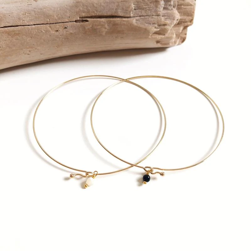 Jonc "Mey" plaqué or – Image 3