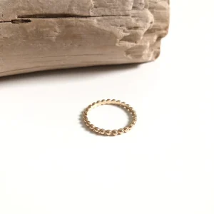 Bague "Melo" plaqué or