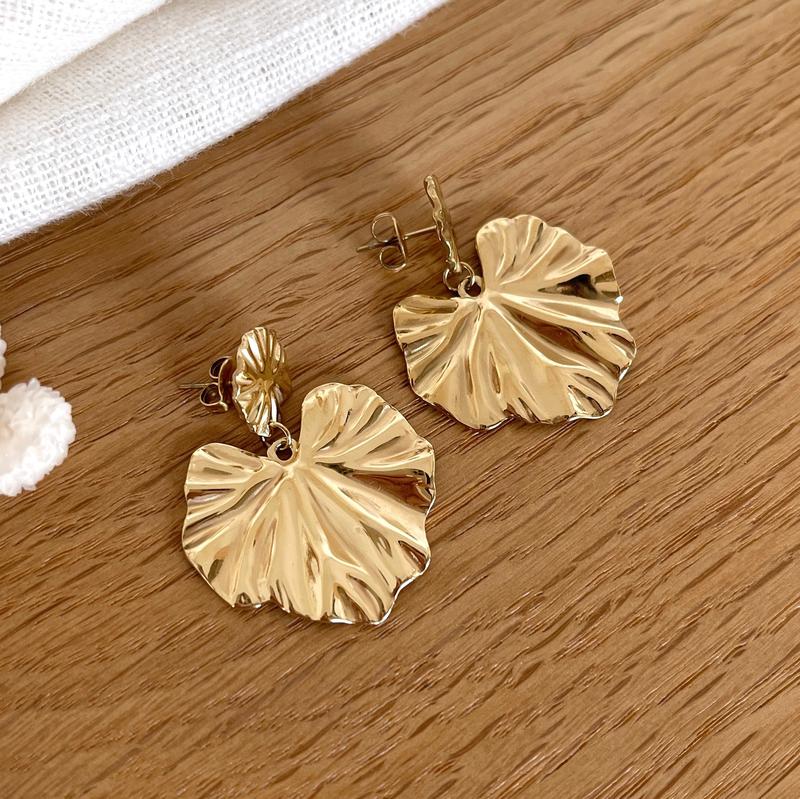 Boucles d'oreilles "Peper" acier – Image 2