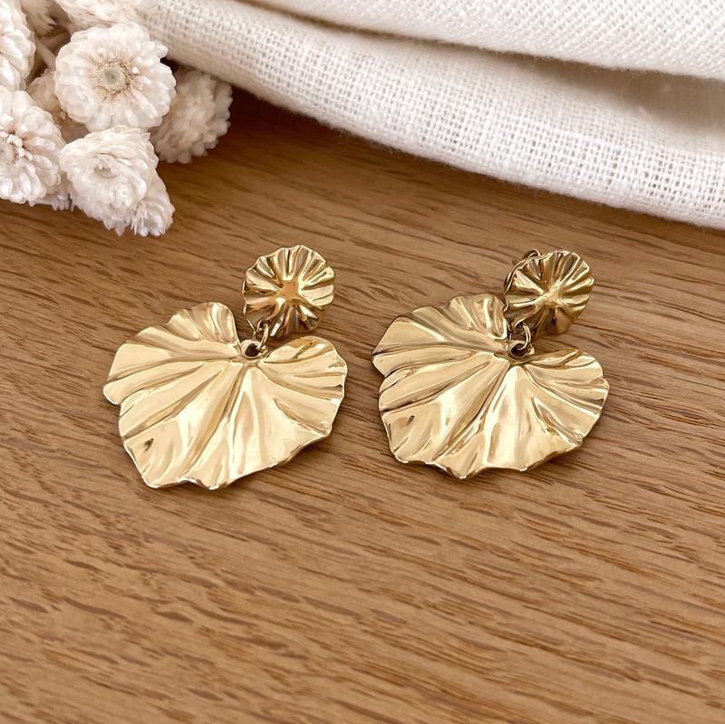 Boucles d'oreilles "Peper" acier – Image 3