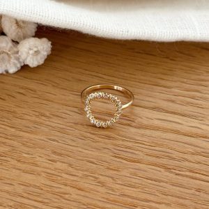 Bague "Castille" plaqué or