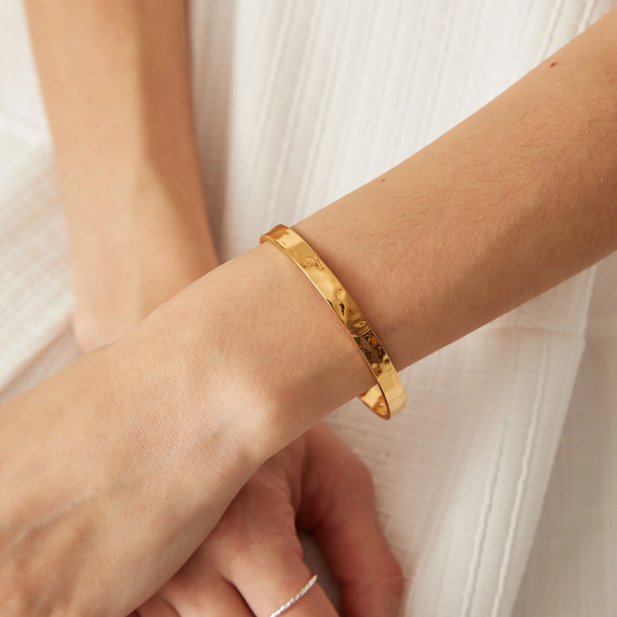 Bracelet Jonc Epais Martèle – Image 6