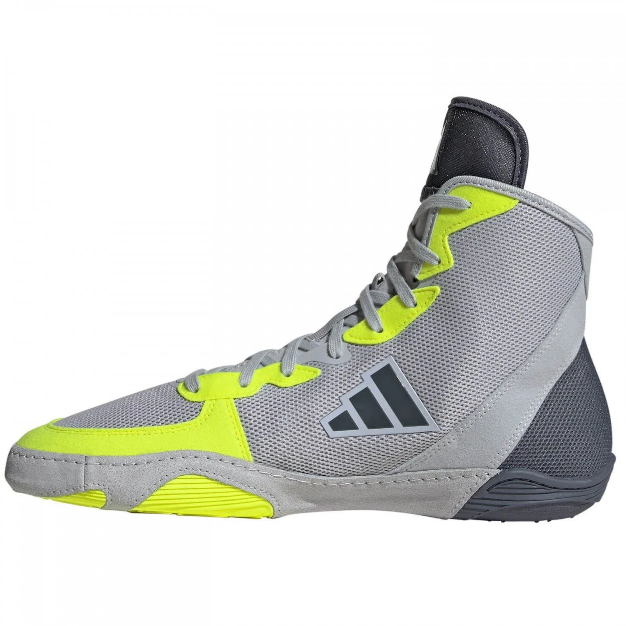 Ringerschuhe ADIDAS Adizero - Grau/Neon – Image 2