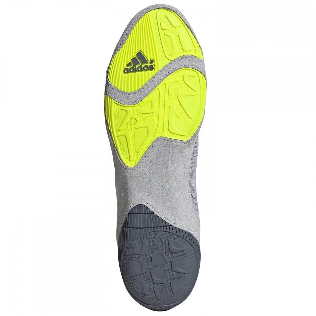 Ringerschuhe ADIDAS Adizero - Grau/Neon – Image 7