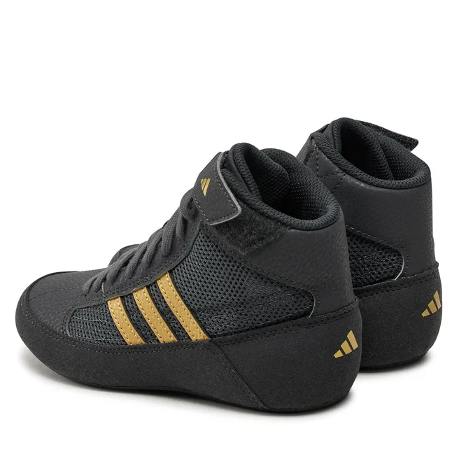 Kinder Ringerschuhe ADIDAS Havoc - Schwarz/Gold – Image 4