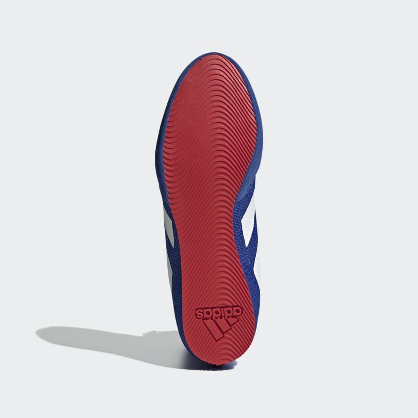 Boxschuhe ADIDAS Box Hog 3 - Blau/Silber – Image 4