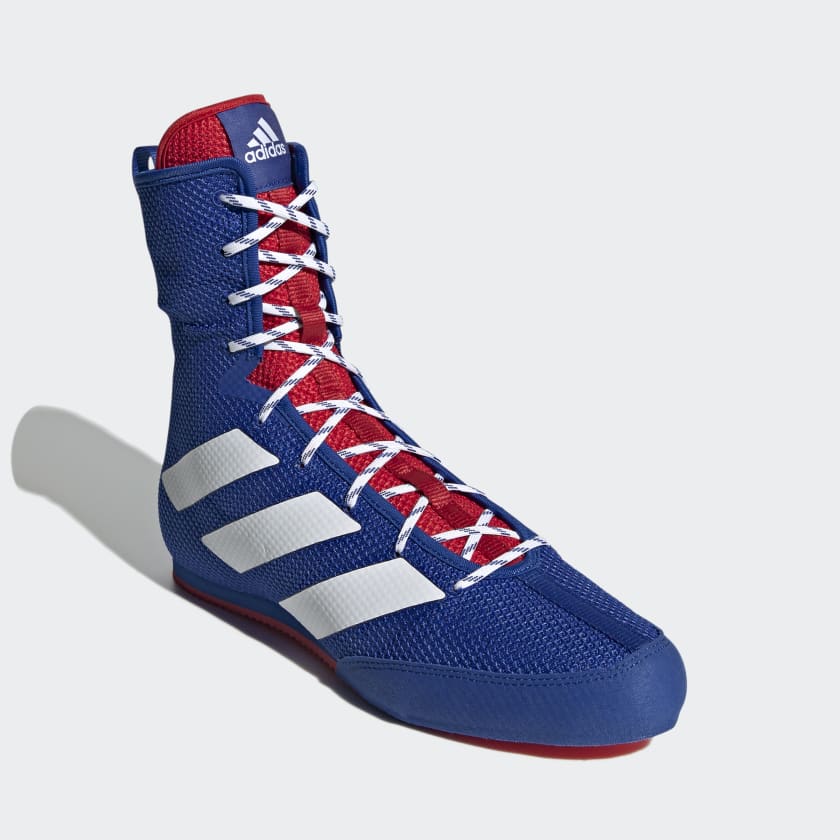 Boxschuhe ADIDAS Box Hog 3 - Blau/Silber – Image 5