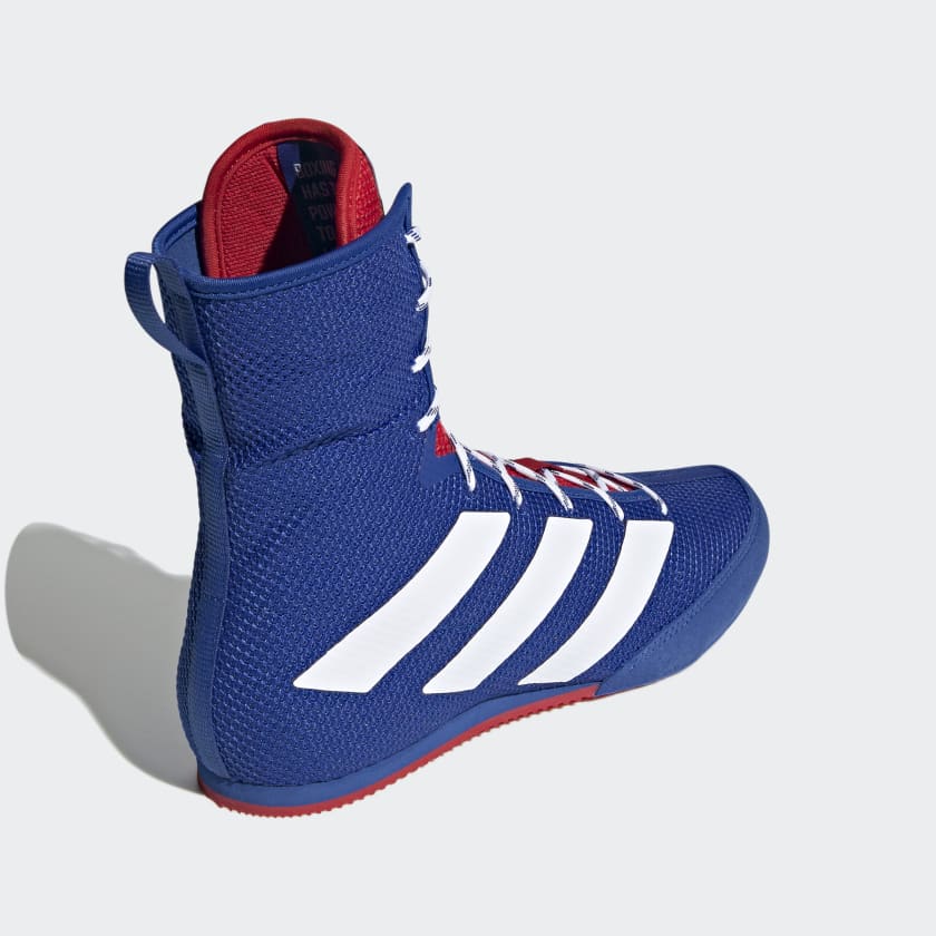 Boxschuhe ADIDAS Box Hog 3 - Blau/Silber – Image 6