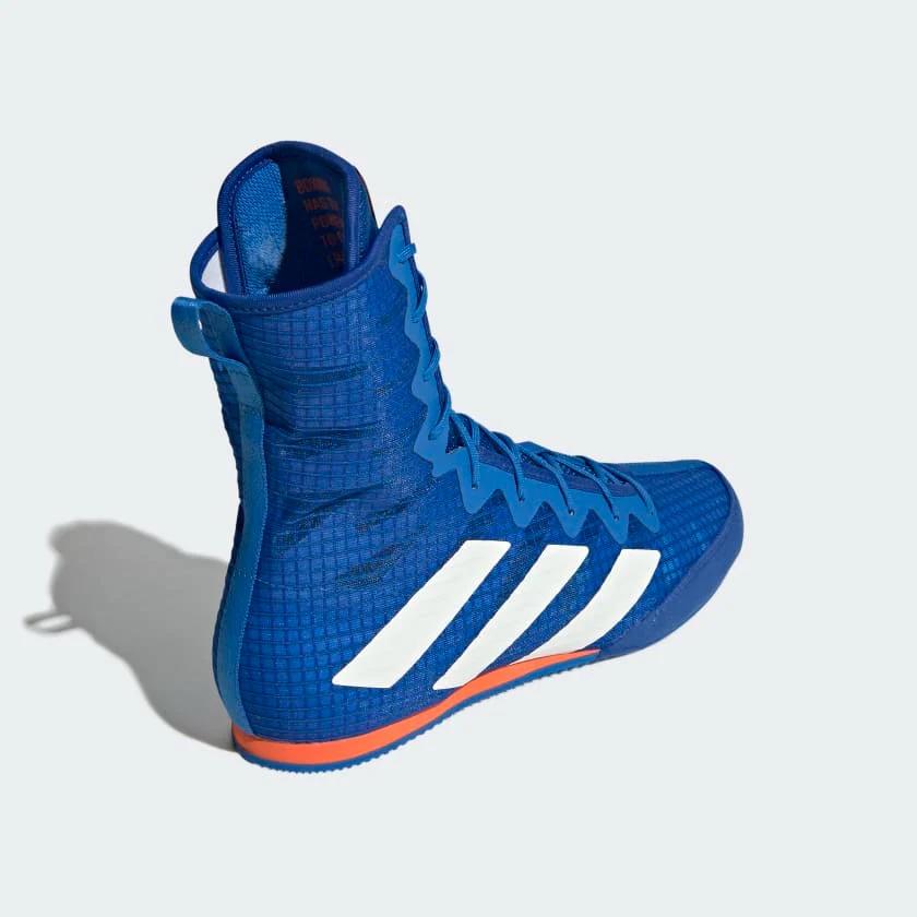 Boxschuhe ADIDAS Box Hog 4 - Blau/Silber – Image 5