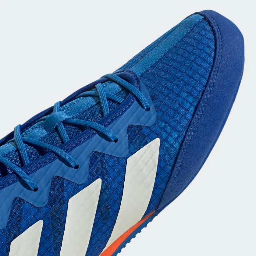 Boxschuhe ADIDAS Box Hog 4 - Blau/Silber – Image 3