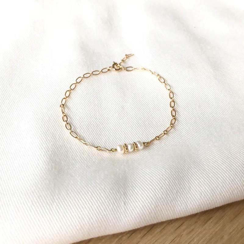 Bracelet "Moana" plaqué or – Image 2