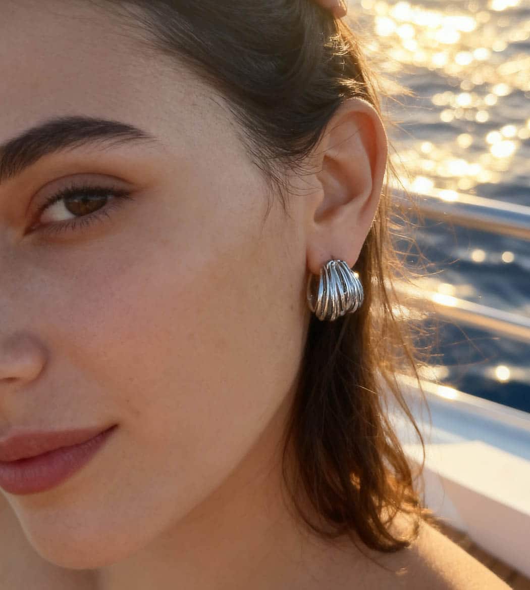 Créoles Kyma Argent – Image 5