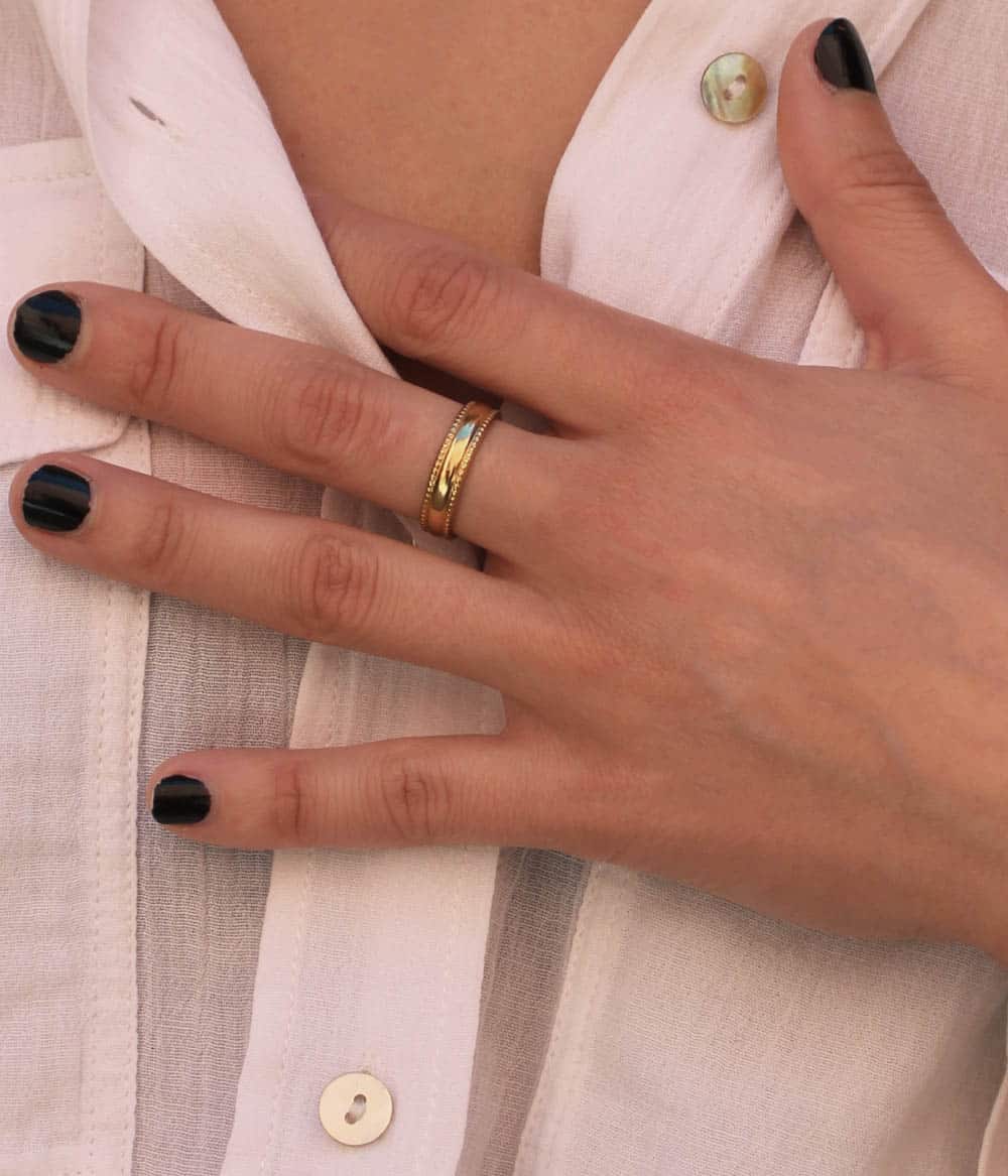 Bague Flora Or – Image 4