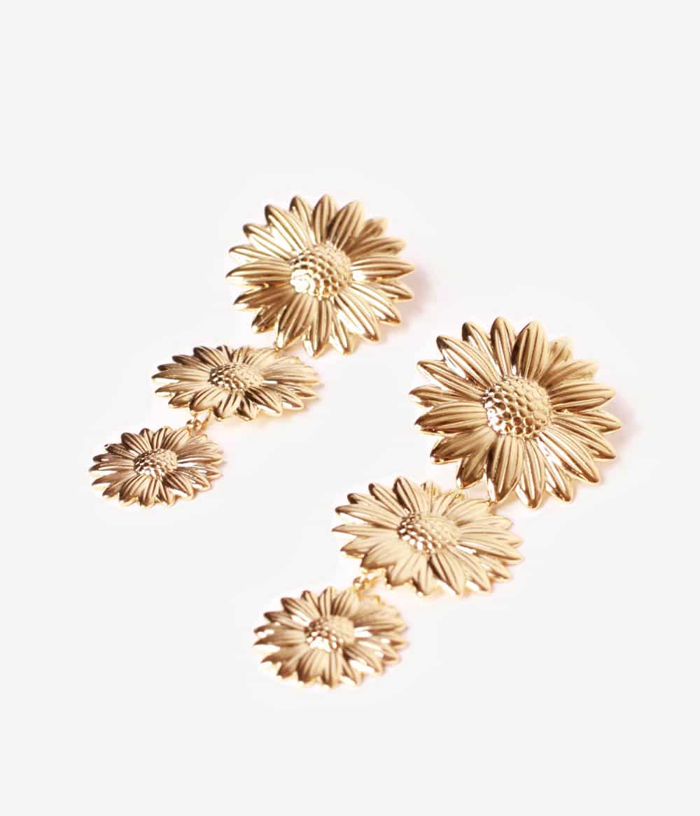 Boucles d’oreilles Marguerite – Image 2