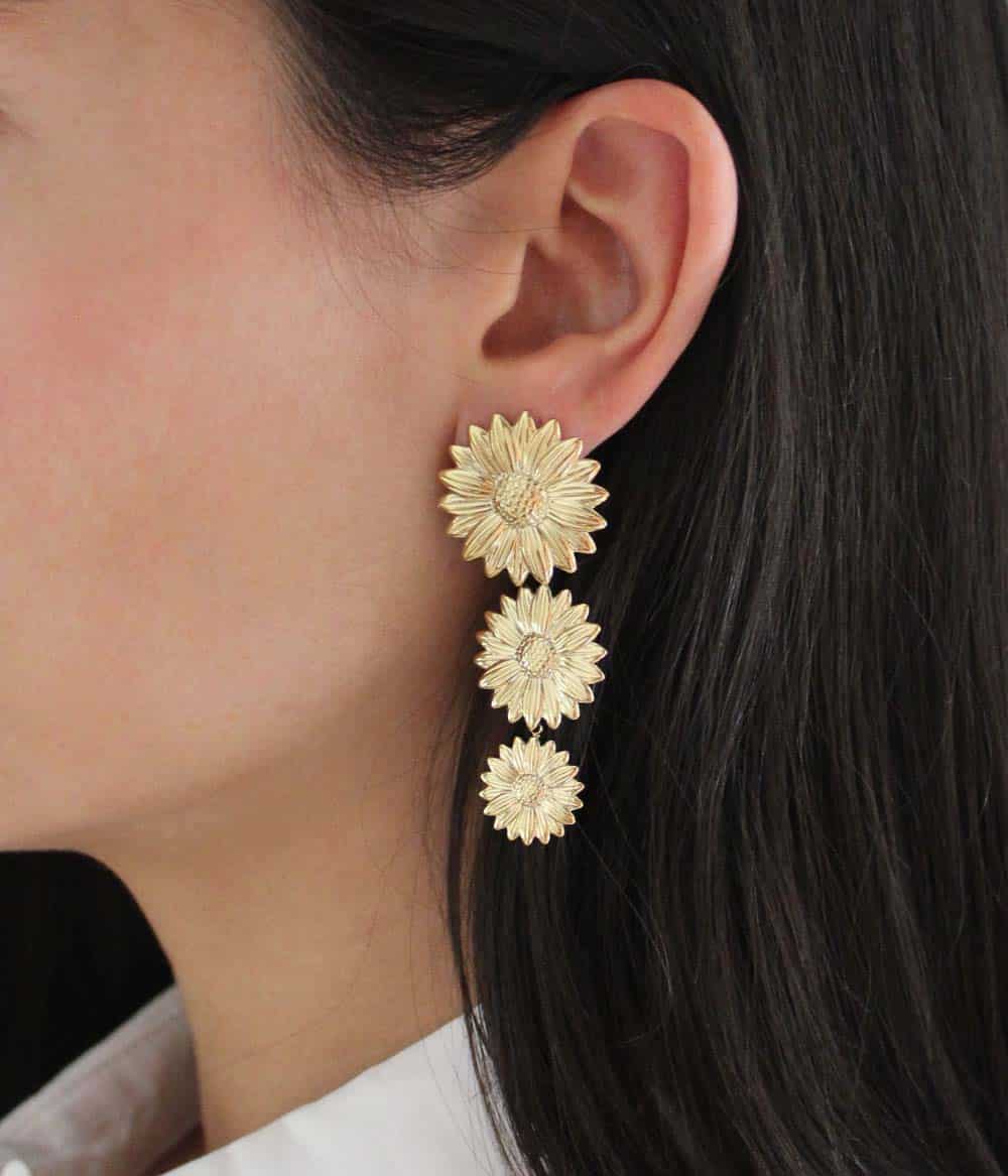 Boucles d’oreilles Marguerite