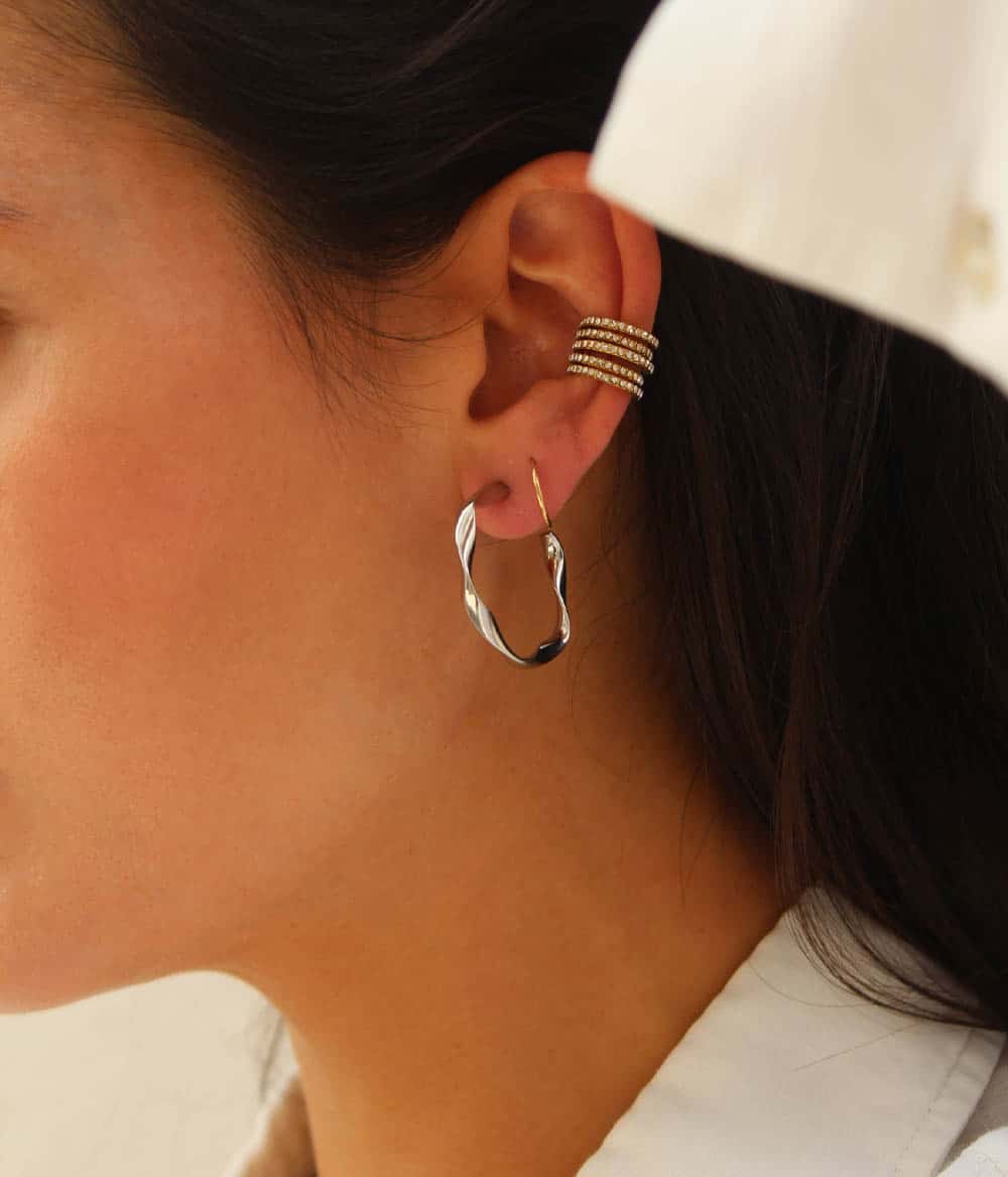 Mini créoles Séréna Argent