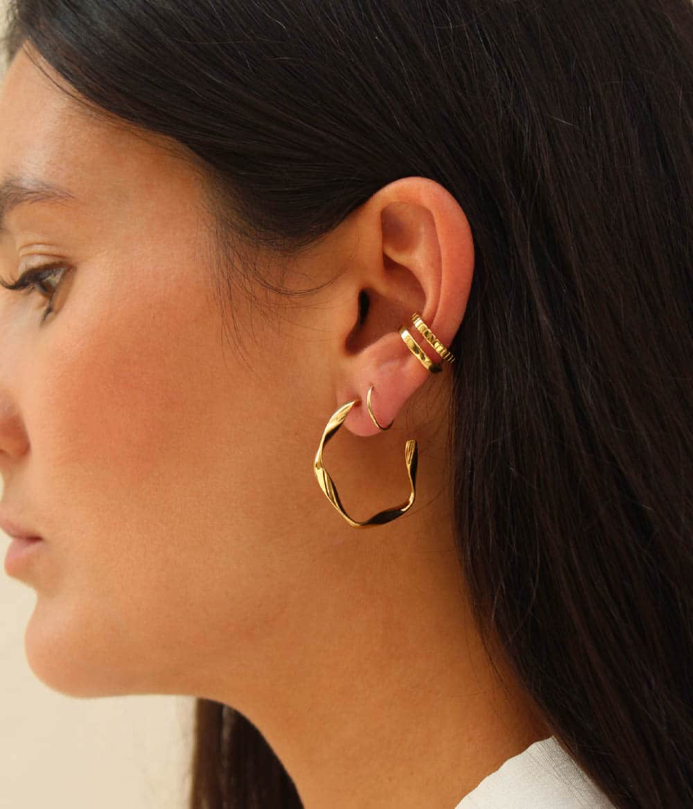 Mini créoles Séréna Or – Image 3