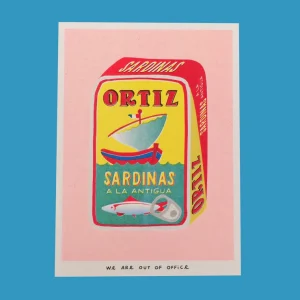 affichette art risographie Ortiz