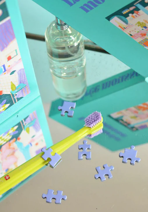 Puzzle La Soirée Mousse 500 pièces – Image 2