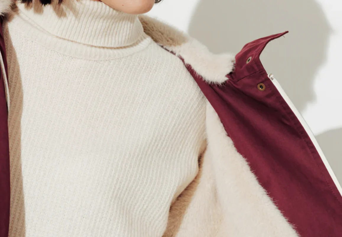 Parka Ficus Bordeaux – Image 7