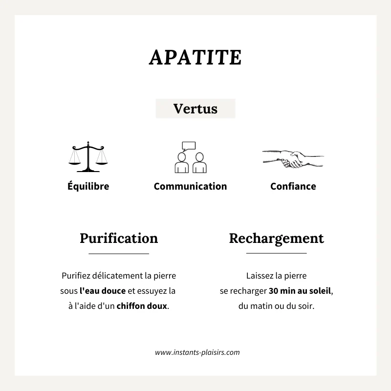 Charm "Apatite" ovale plaqué or – Image 2