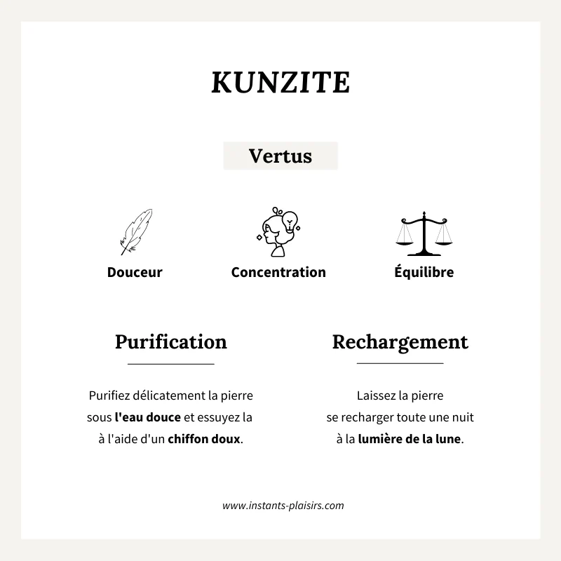 Charm "Kunzite" plaqué or – Image 2