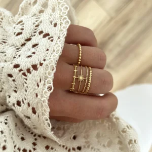 Bague "Chiara" acier