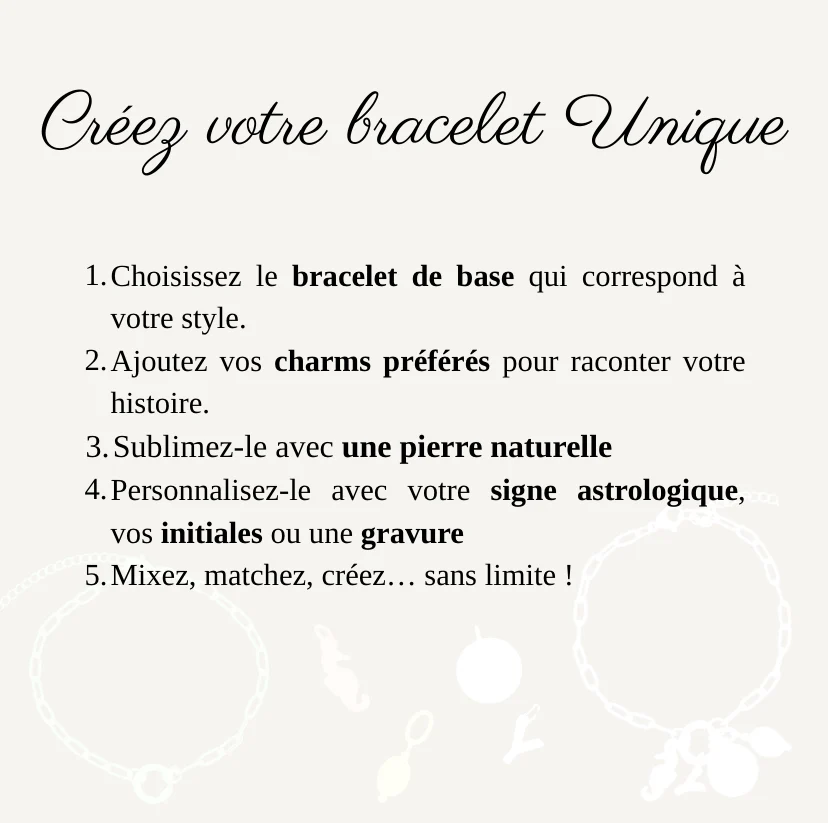 Base Bracelet Chaîne Boîte Fermoir Rond – Image 2