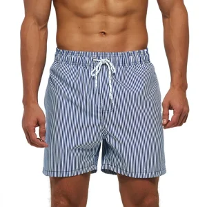 Maillot de Bain Homme Short À Rayures