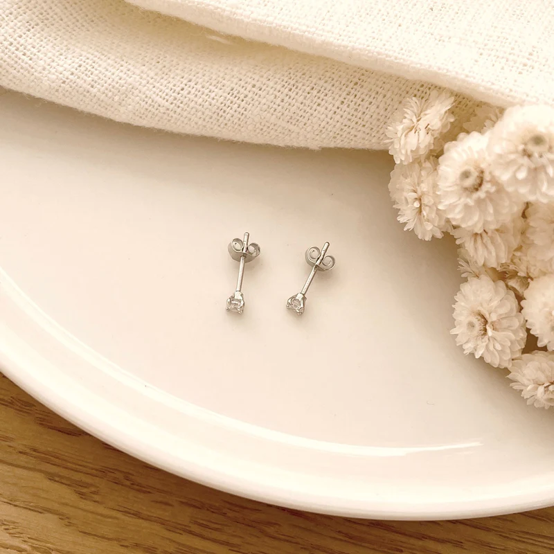 Boucles d'oreilles "Dani" argent – Image 6