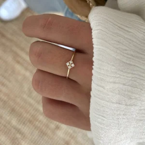 Bague "Clarisse" plaqué or