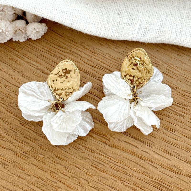 Boucles d'oreilles "Selena" acier – Image 2
