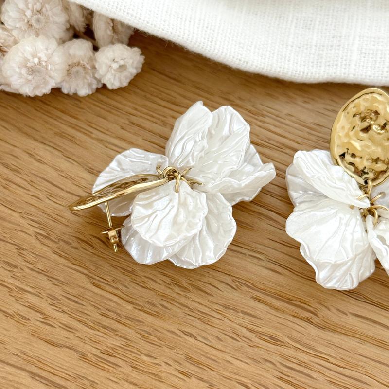 Boucles d'oreilles "Selena" acier – Image 3