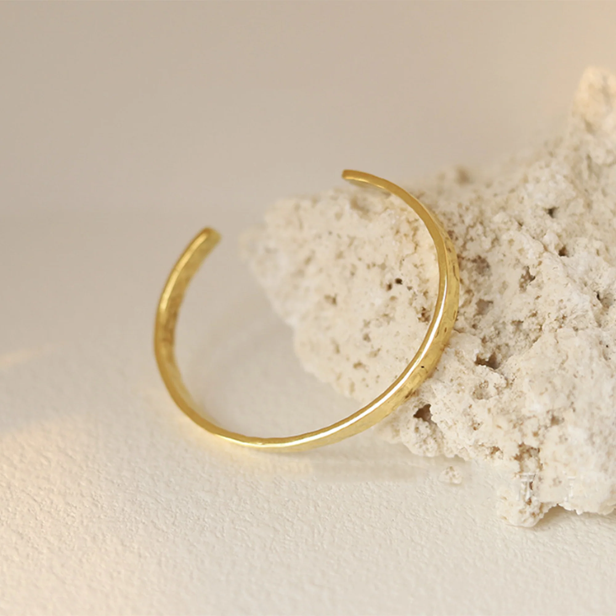 Bracelet Jonc Epais Martèle – Image 4