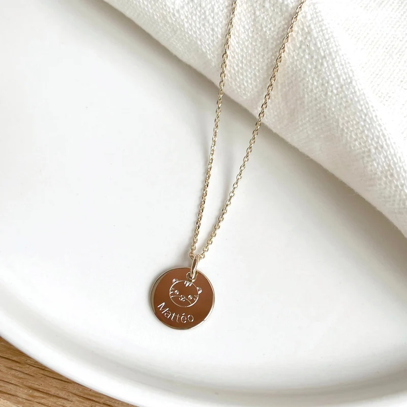 Collier "Gabin" plaqué or