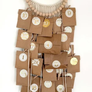 CALENDRIER DE L'AVENT - Plaqué or "Glamour Chic"