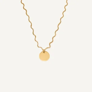 Collier Ras de Cou Chaîne Vague à graver