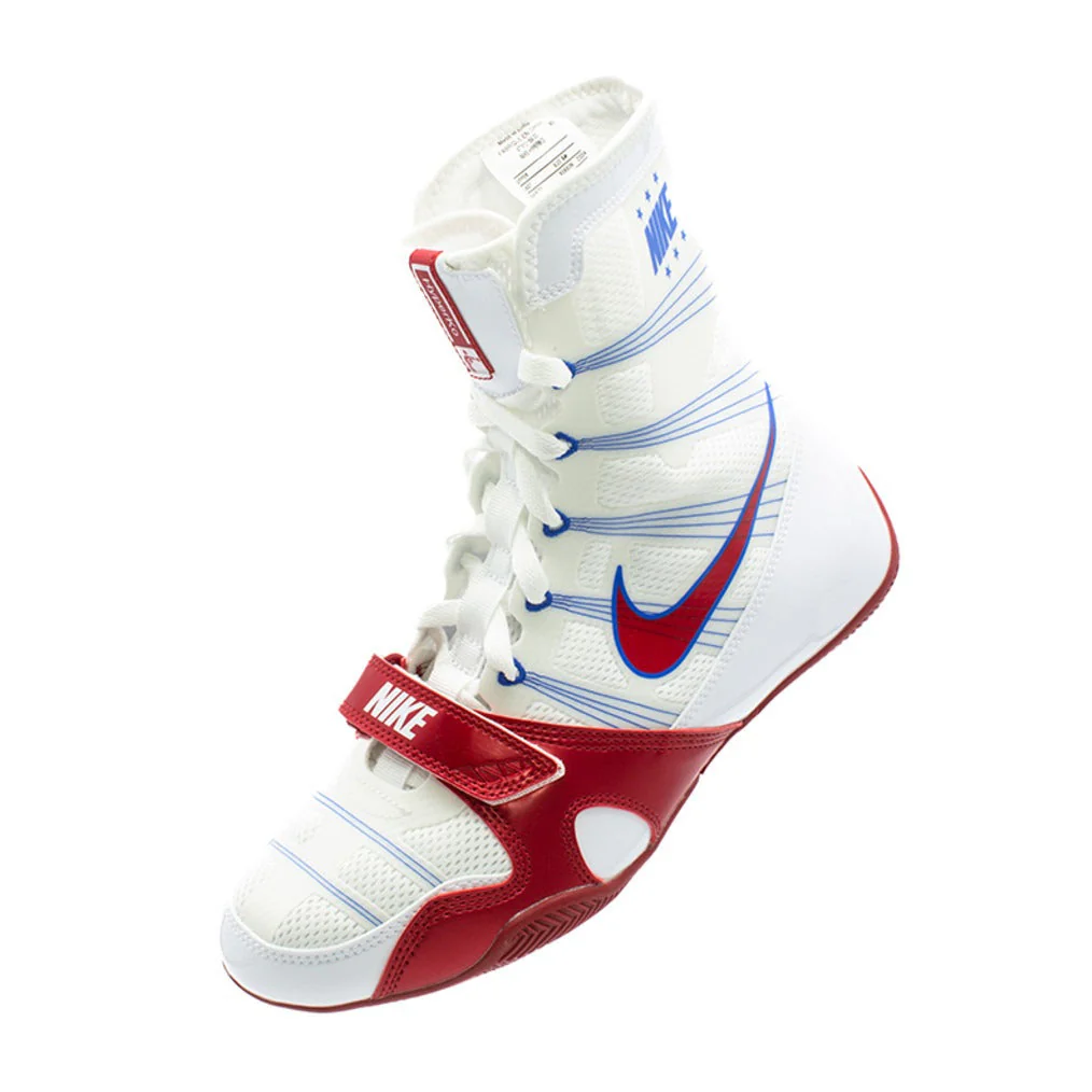 Boxschuhe NIKE Hyper KO - Weiß/Rot – Image 4
