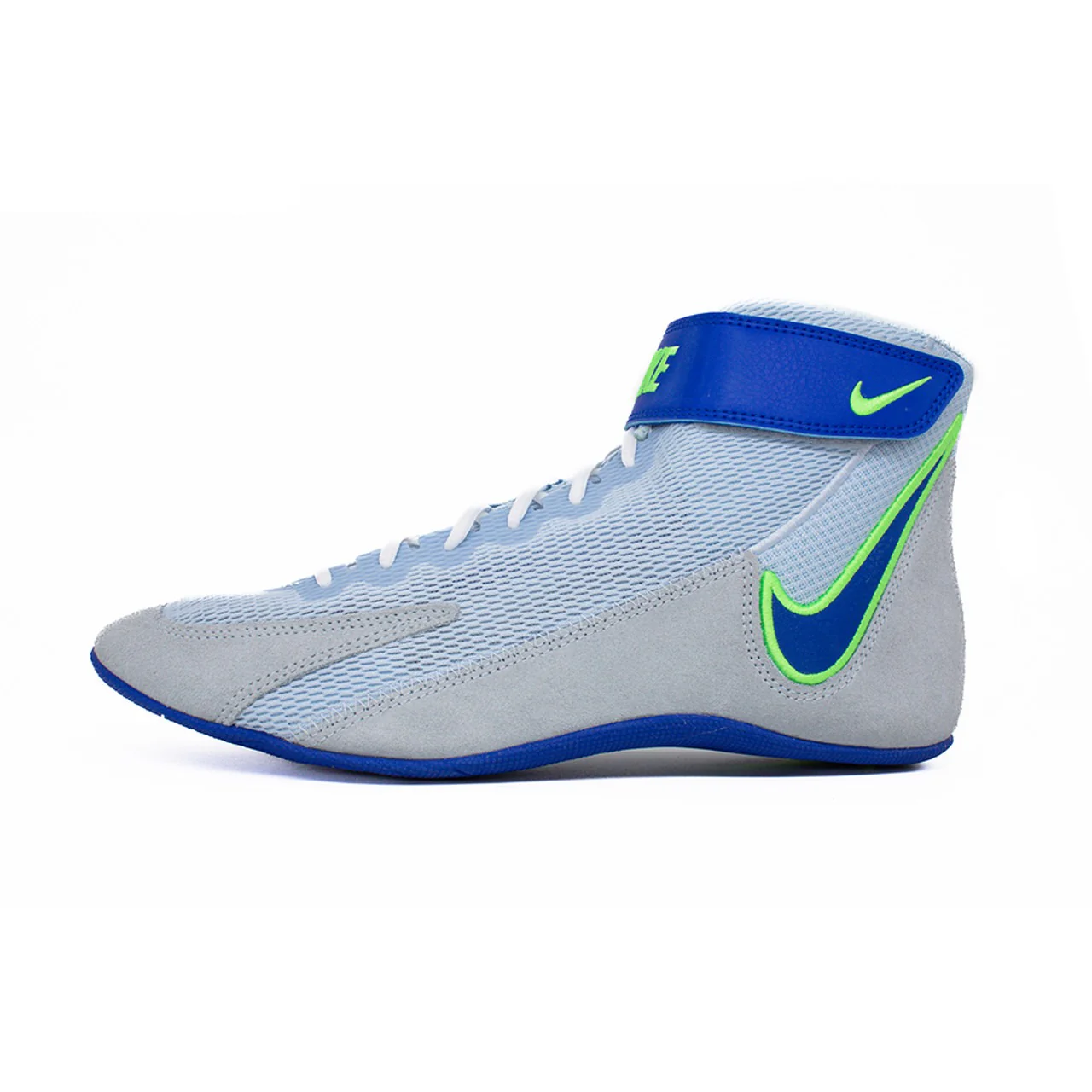 Ringerschuhe NIKE Speedsweep VIII - Grau/Blau/Neon – Image 2
