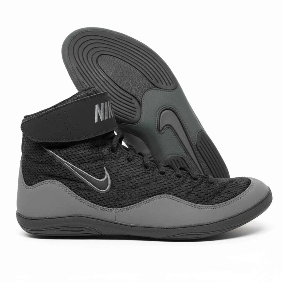 Ringerschuhe NIKE Inflict 3 - Schwarz/Grau – Image 2