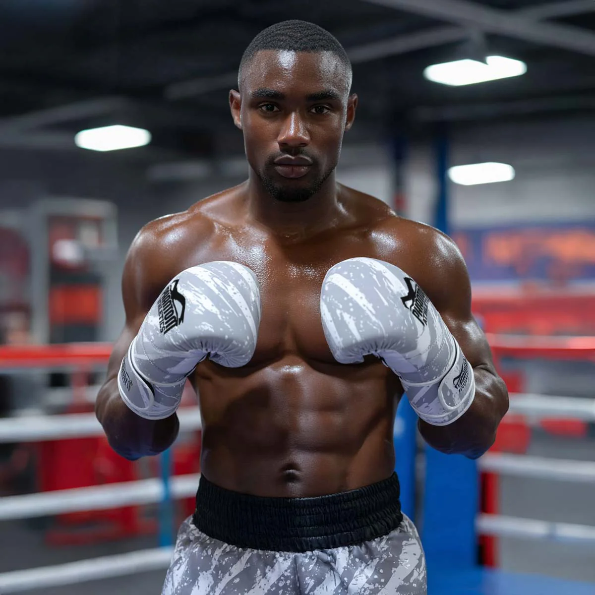 Boxhandschuhe Camo Tiger - Weiß – Image 6