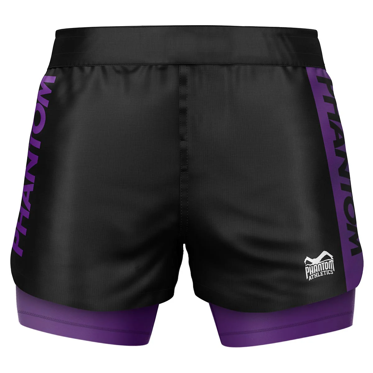 Fightshorts FUSION-R 2in1 RANKED - Weiß – Image 5