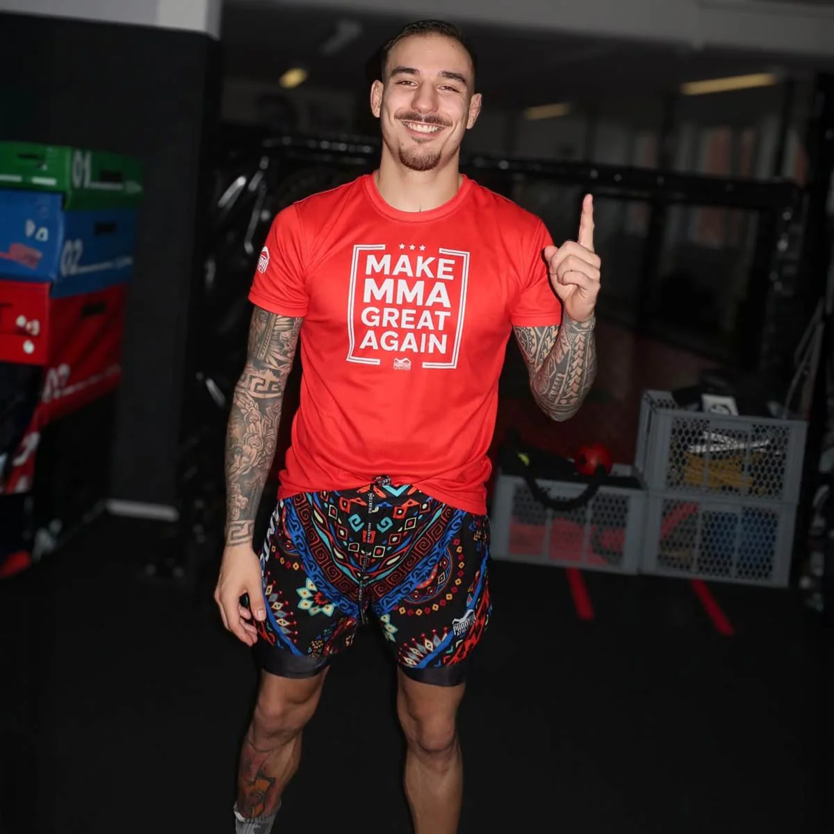 Trainingsshirt EVO - Make MMA Great Again - Rot – Image 3