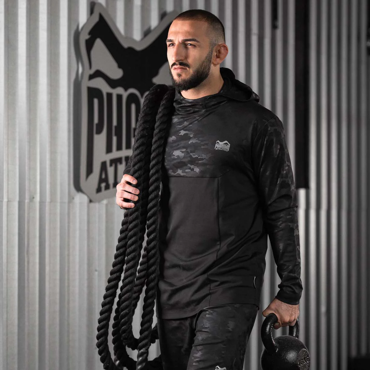 Hoodie Shadow - Schwarz – Image 7