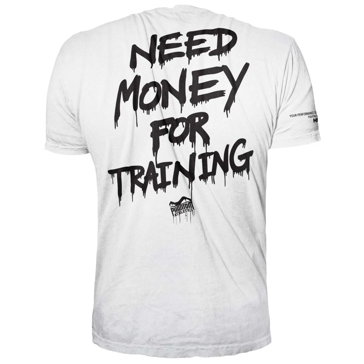 Trainingsshirt EVO - Need Money For Training - Weiß