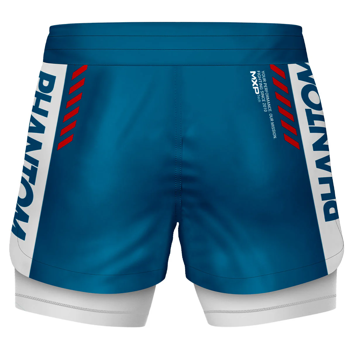 Fightshorts FUSION 2in1 Apex - BLUE – Image 2