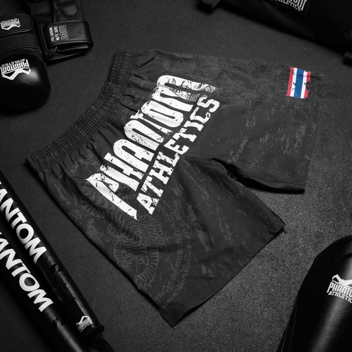 Fightshorts EVO Muay Thai - Schwarz – Image 5