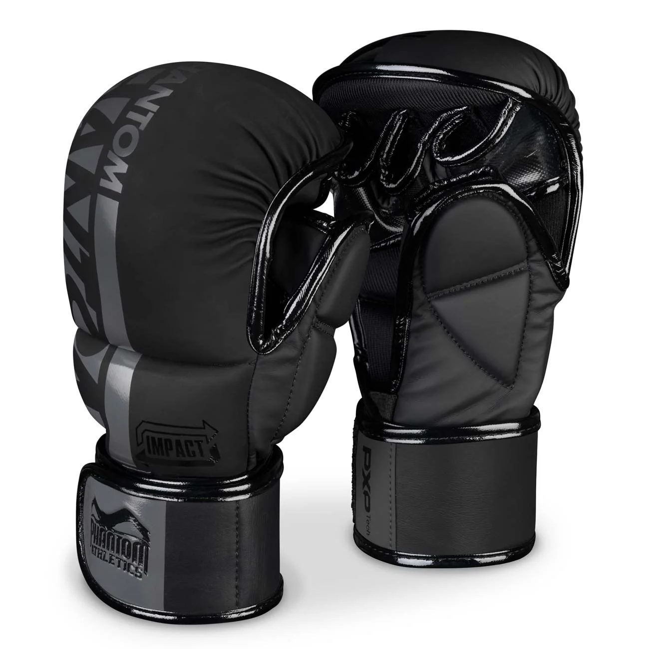 MMA Sparring Handschuhe APEX - Schwarz/Grau