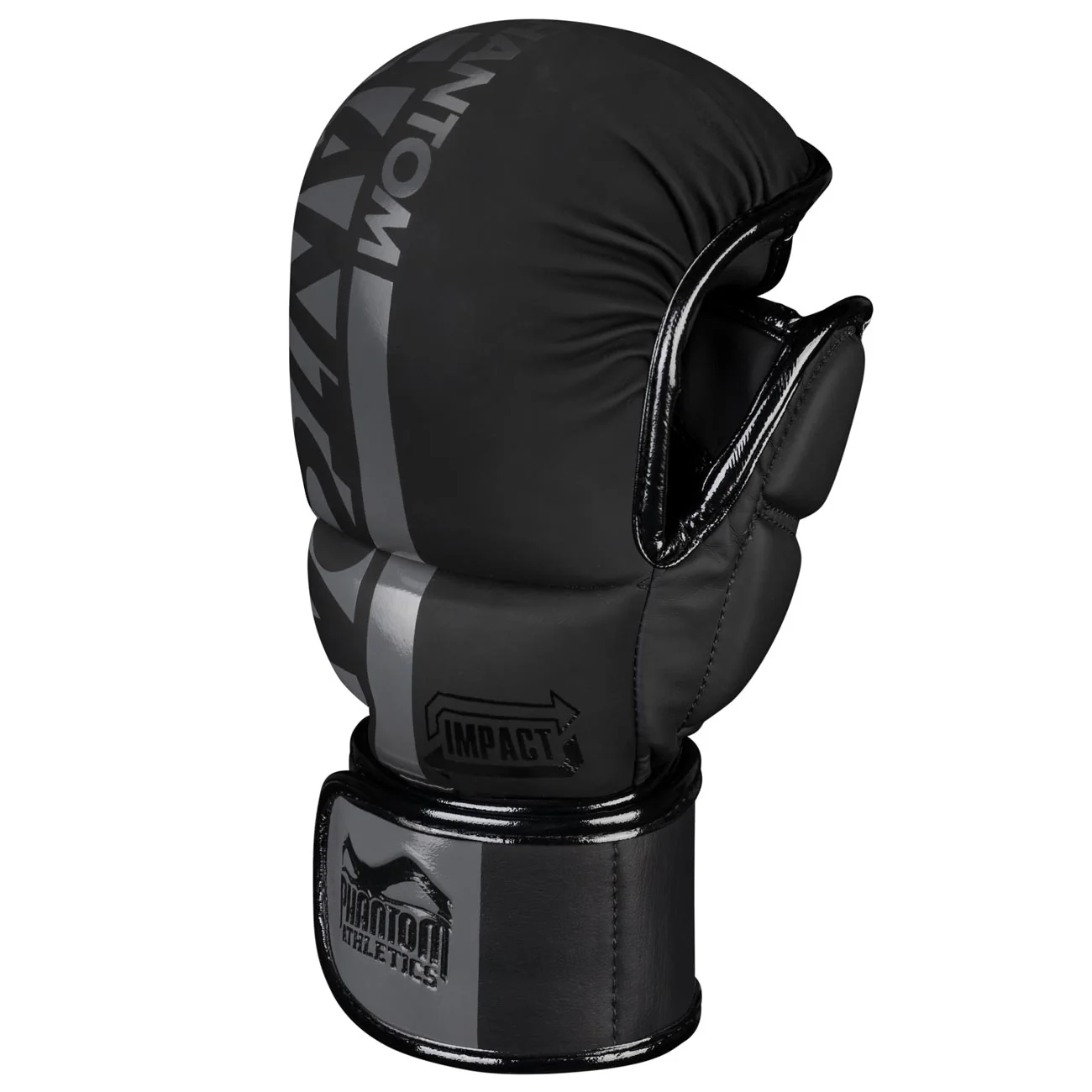 MMA Sparring Handschuhe APEX - Schwarz/Grau – Image 2