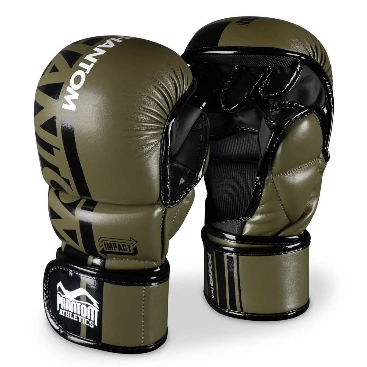 MMA Sparring Handschuhe APEX - Schwarz/Grau – Image 6